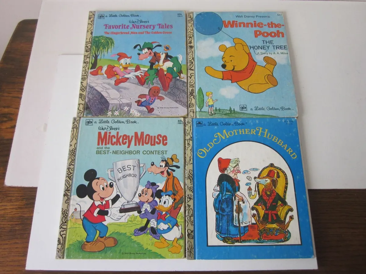 Four  Walt Disney's  a little Golden Book  1979. - Image 1