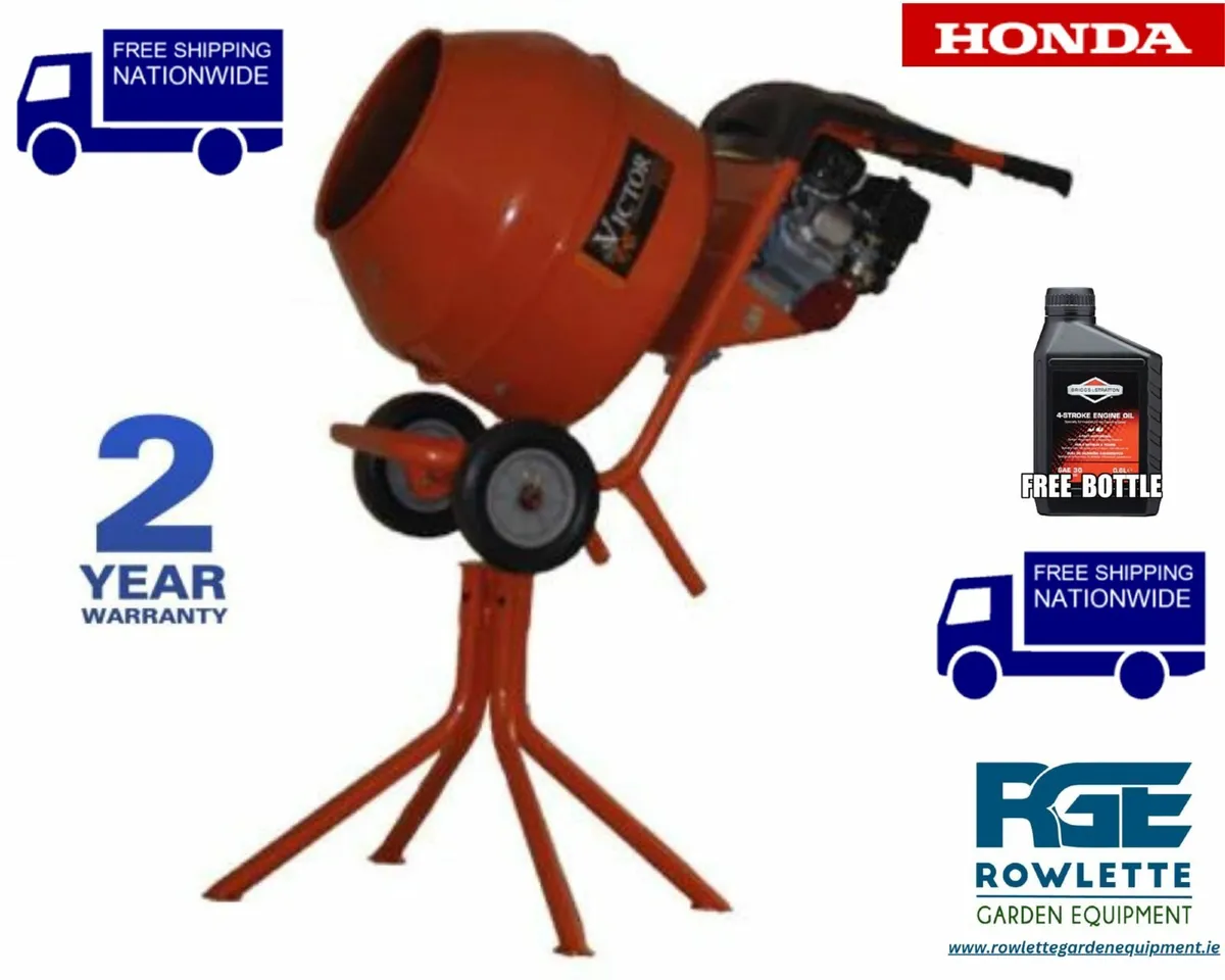 Victor 140L Mixer With Honda GX120 - Image 1