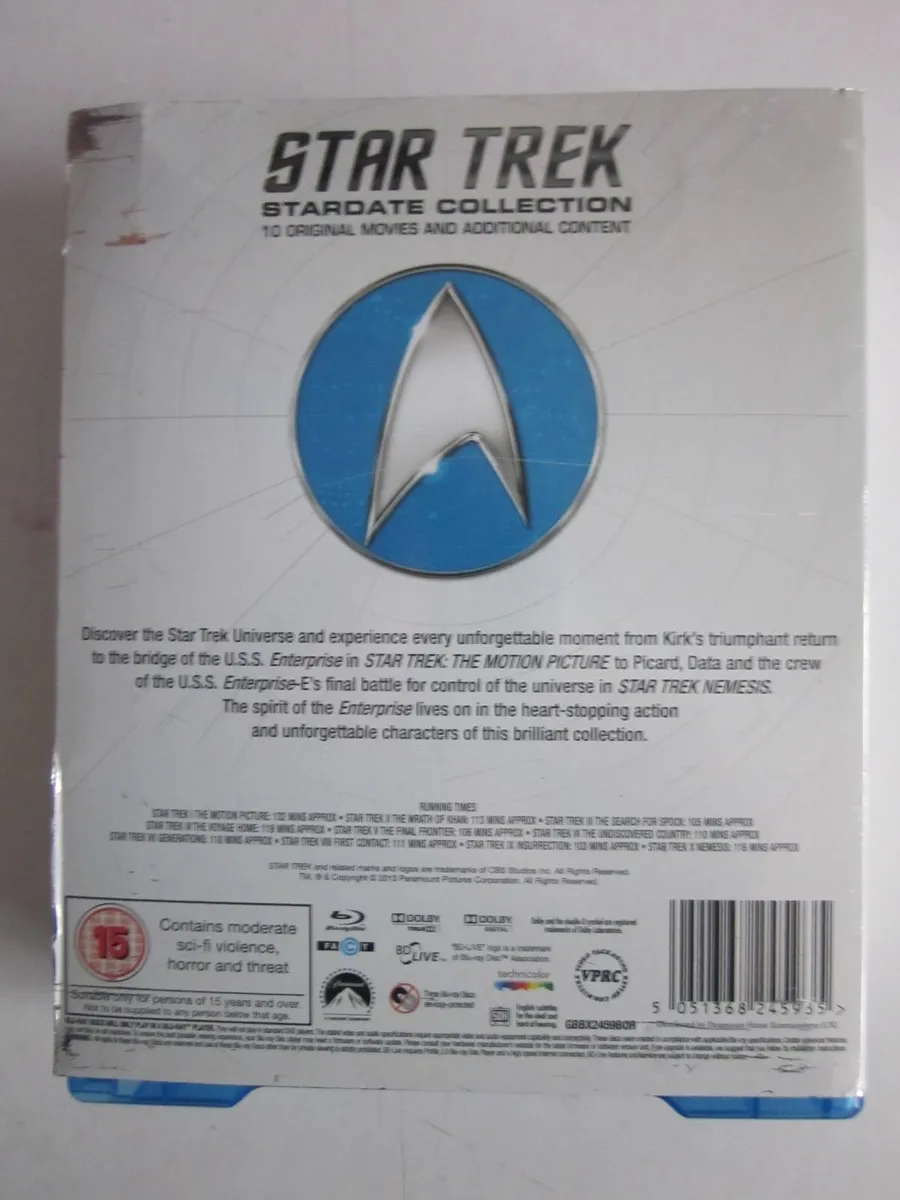 Star Trek Stardate Collection Movies1-10 Blu-ray - Image 4