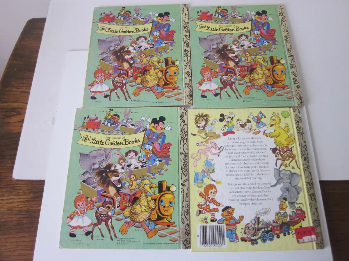 Four  Walt Disney's  a little Golden Book  1979. - Image 2