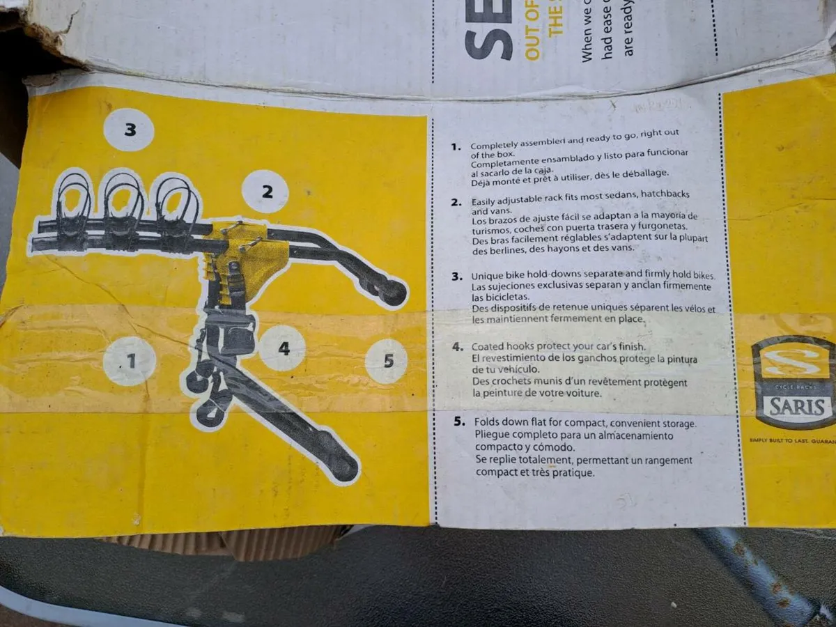 Saris Sentinel 3 Bike Carrier - Image 2