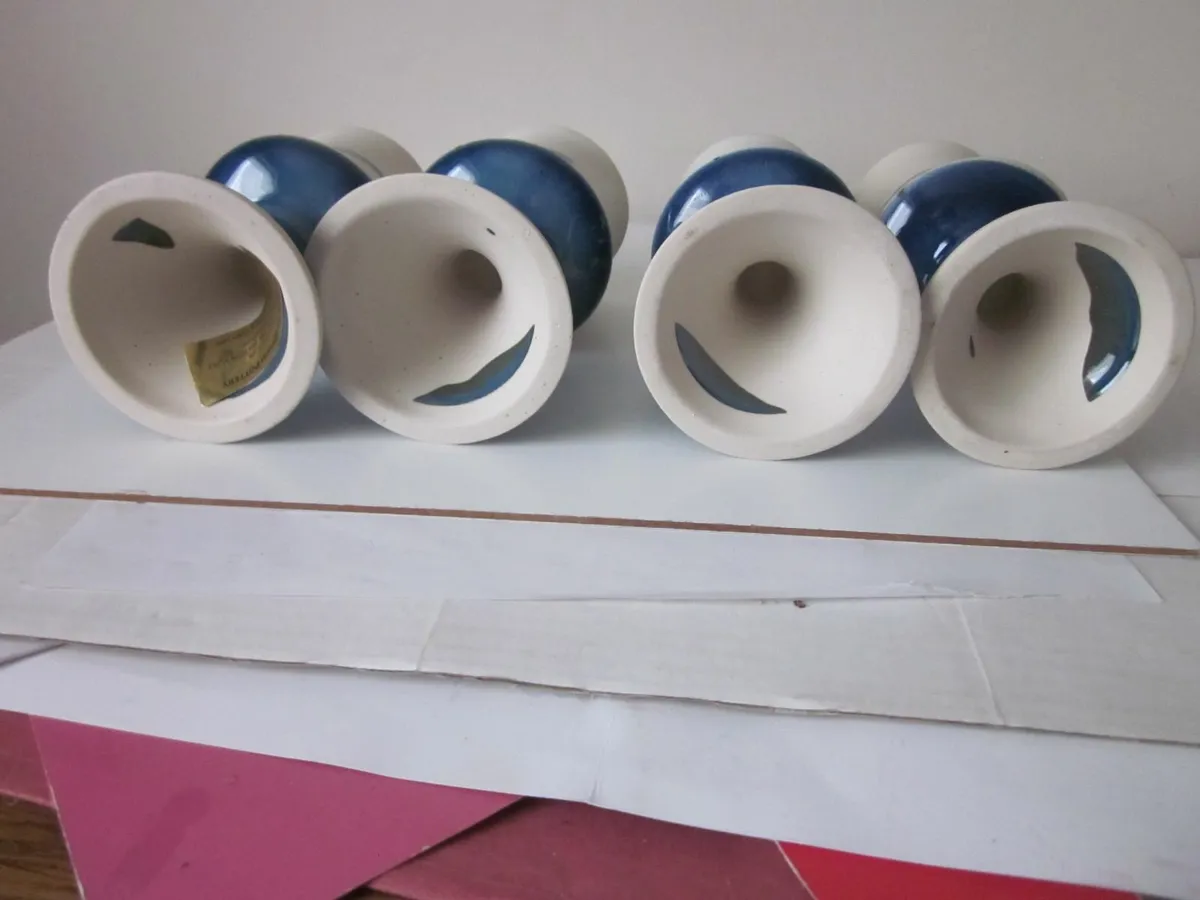 Four Goblets from Cool Mountain Pottery  Cork - Image 4
