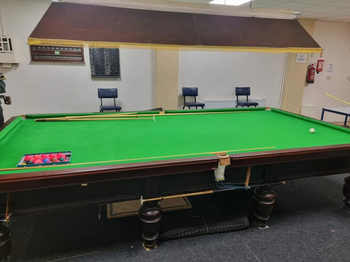 Burroughes & Watts Ltd Snooker Table (1910) - Image 2