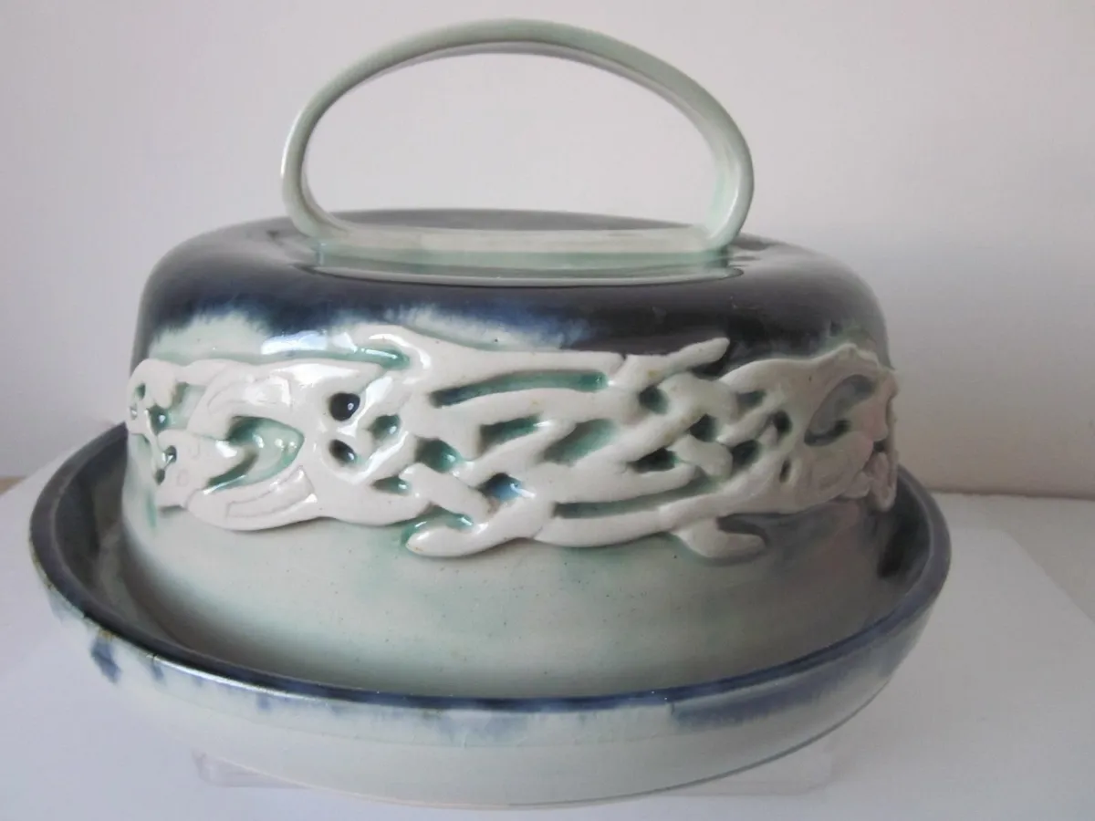 Celtic Cheese Dome from Ken Watters PotteryKerry - Image 1
