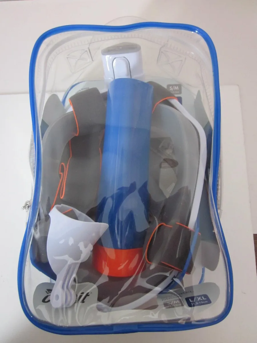 New Crivit Face Snorkel Mask 180° Size L/XL - Image 1