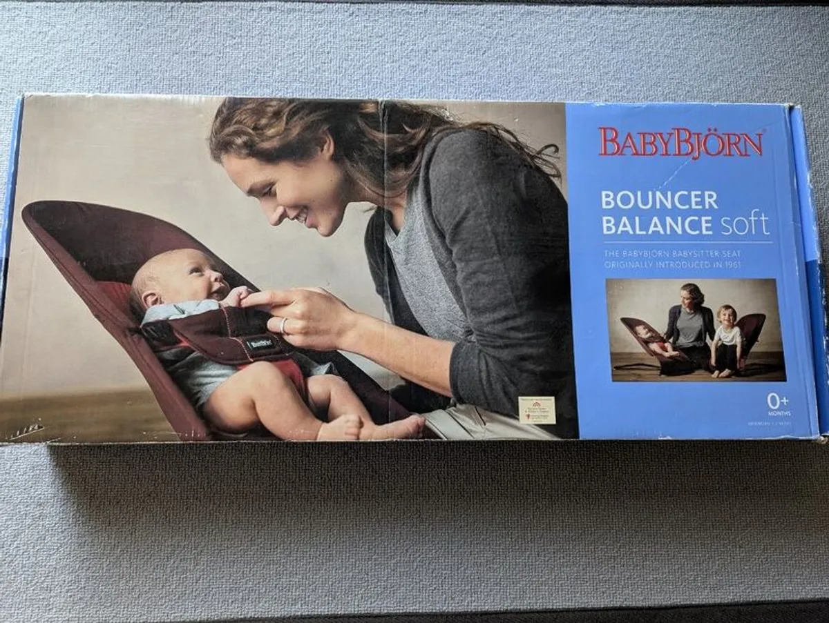 Babybjorn bouncer + BabyBjorn wooden Toy Accessory - Image 2