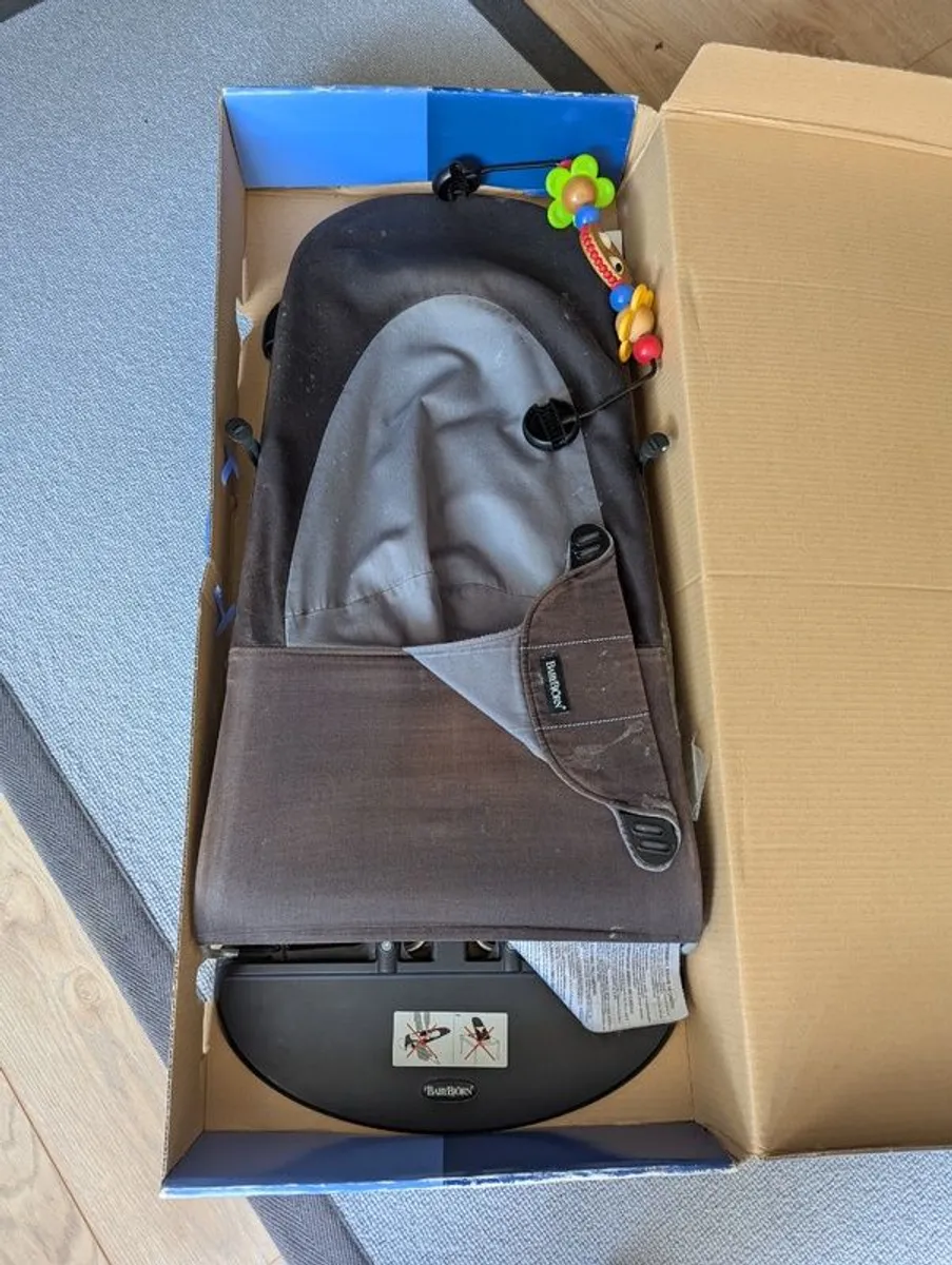 Babybjorn bouncer + BabyBjorn wooden Toy Accessory - Image 4