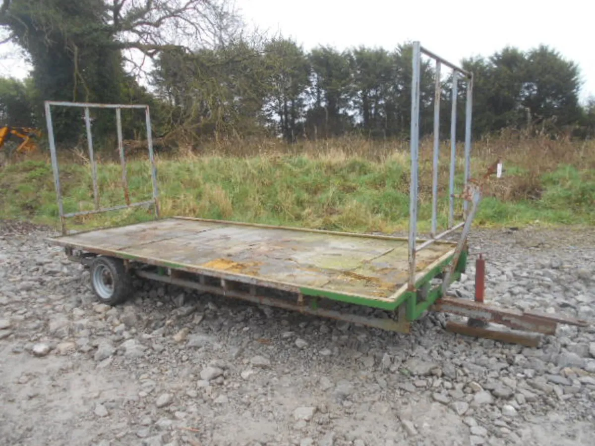 IVOR WILLIAMS BALE TRAILER 14' X 6'6" - Image 1