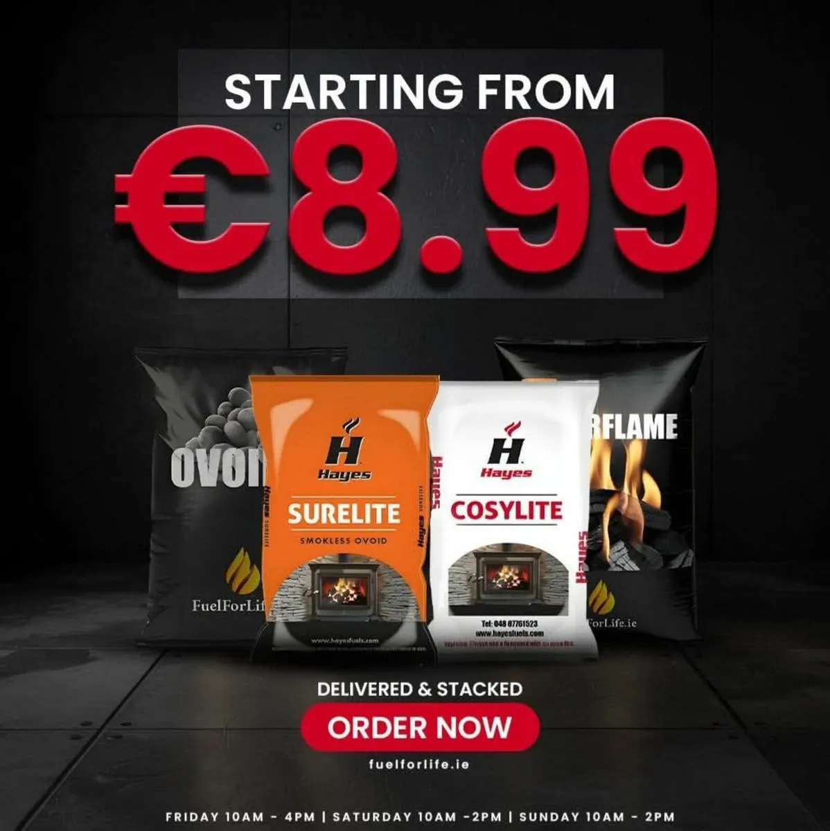 SUMMER SALE STOVE COAL DELIVERED AND STACKED - Image 1