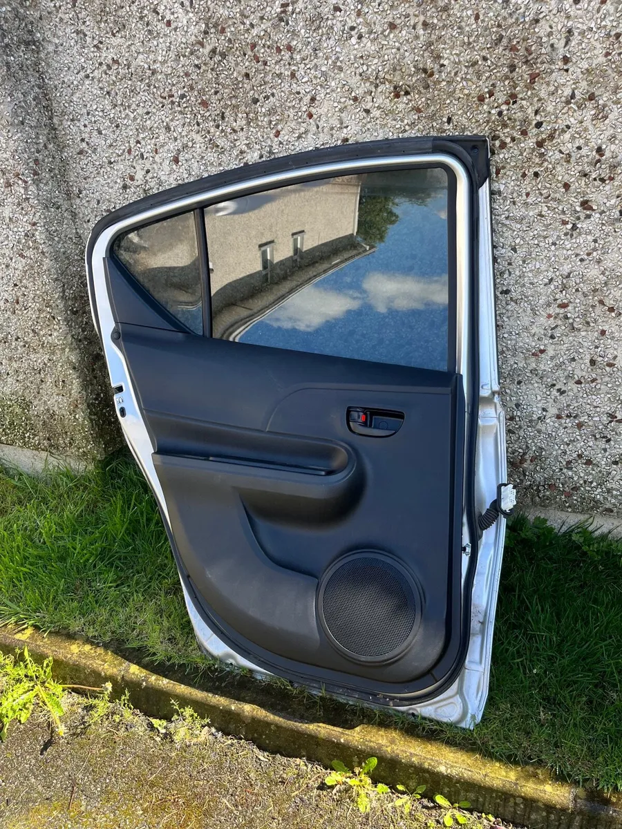Toyota Aqua Silver Left Rear door - Image 4