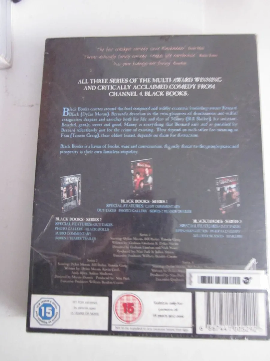 NEW THE COMPLETE BLACK BOOKS SERIES 1 ,2, 3 DVD's - Image 2