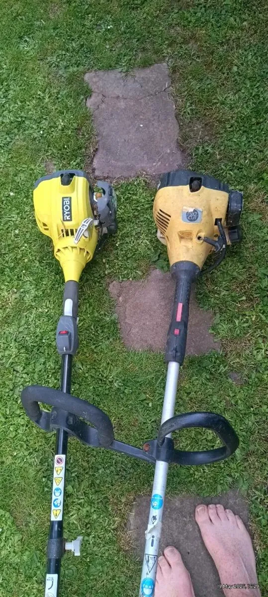 2. Petrol Strimmers. 40e for Both. Need a Service - Image 1