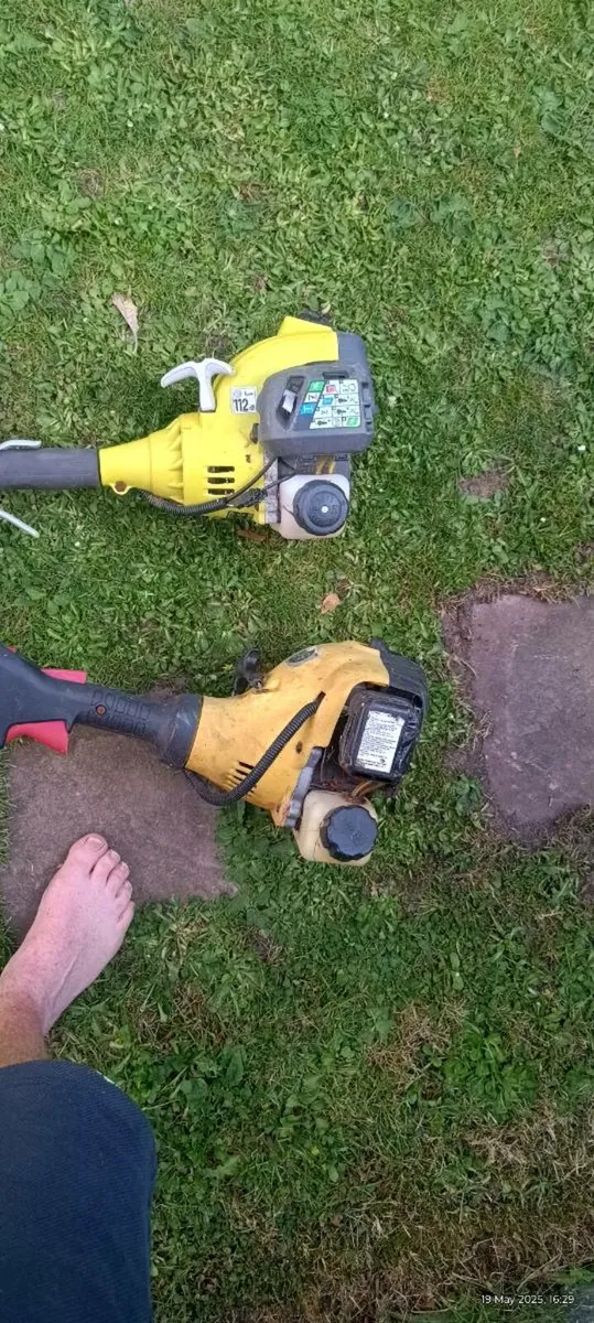 2. Petrol Strimmers. 40e for Both. Need a Service - Image 2