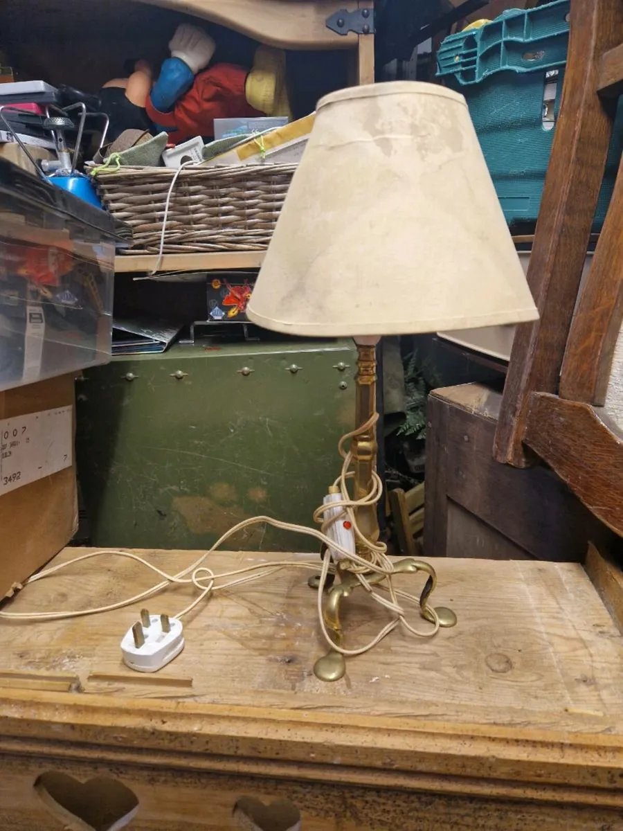 Vintage Brass Lamp - Image 1