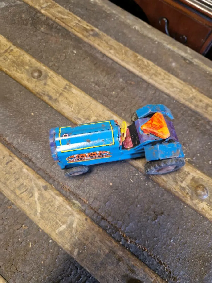Vintage Tinplate Tractor - Image 2