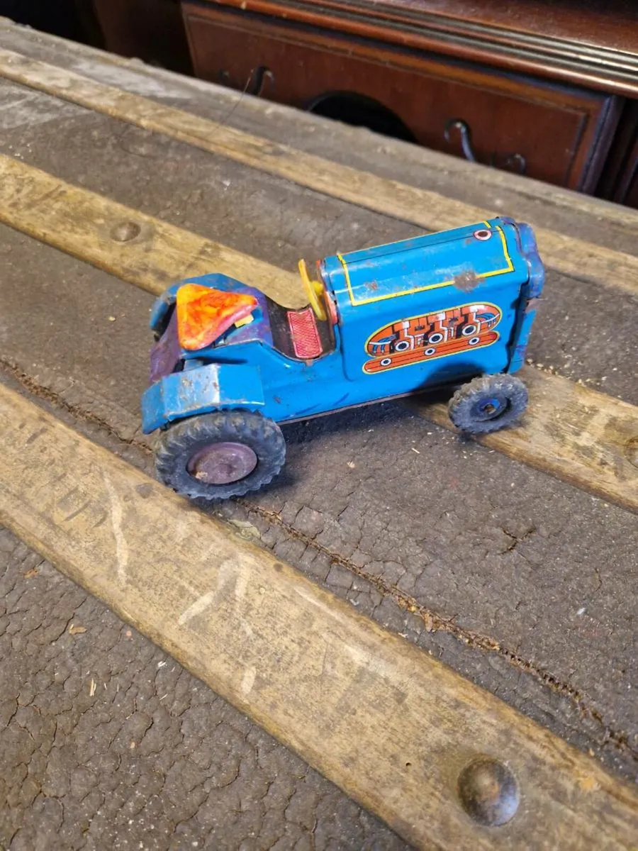 Vintage Tinplate Tractor - Image 3