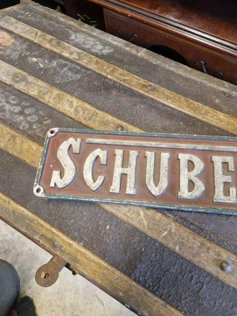 German Street Sign Schubert - Image 2