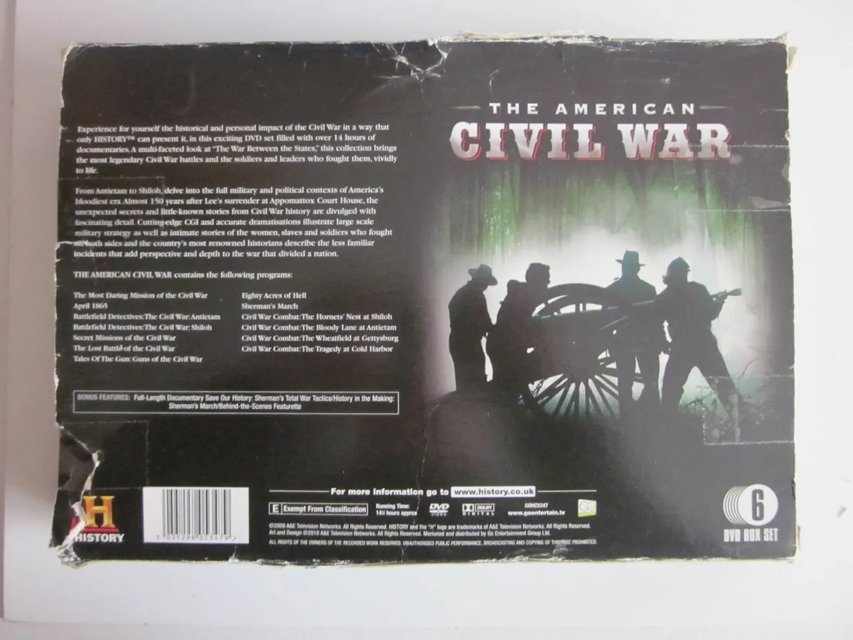 History The American Civil War 6 DVD's - Image 2