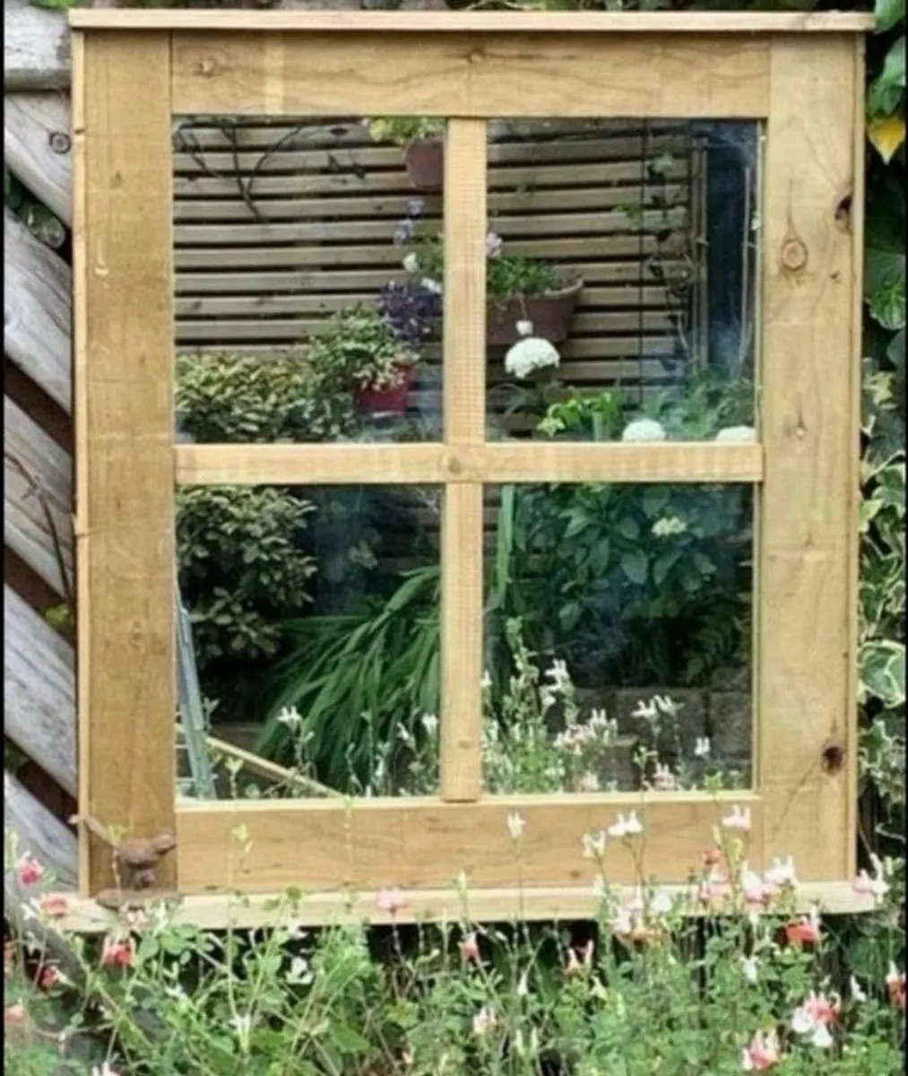 Garden reflection mirror window - Image 1