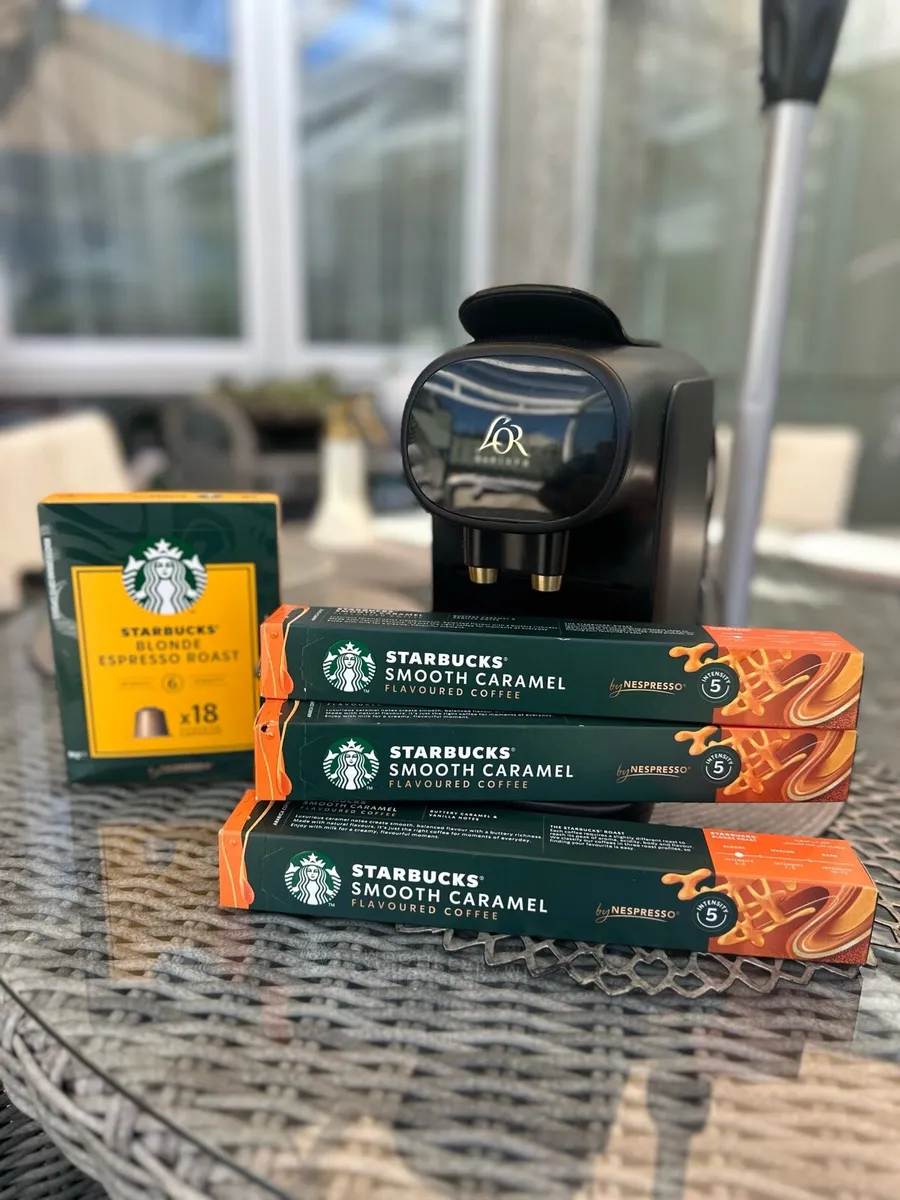 Lor barista coffee machine and about 50 Starbucks - Image 1