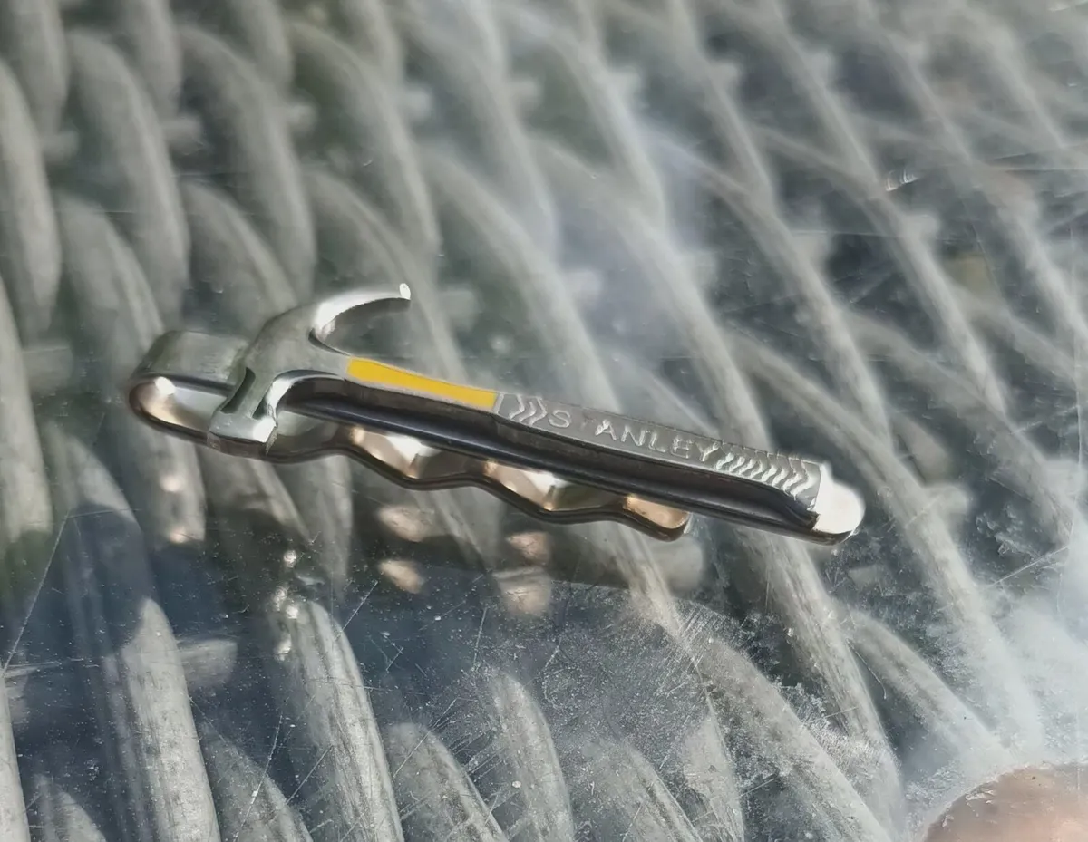 Vintage tie slider as Stanley hammer freepost D18 - Image 4
