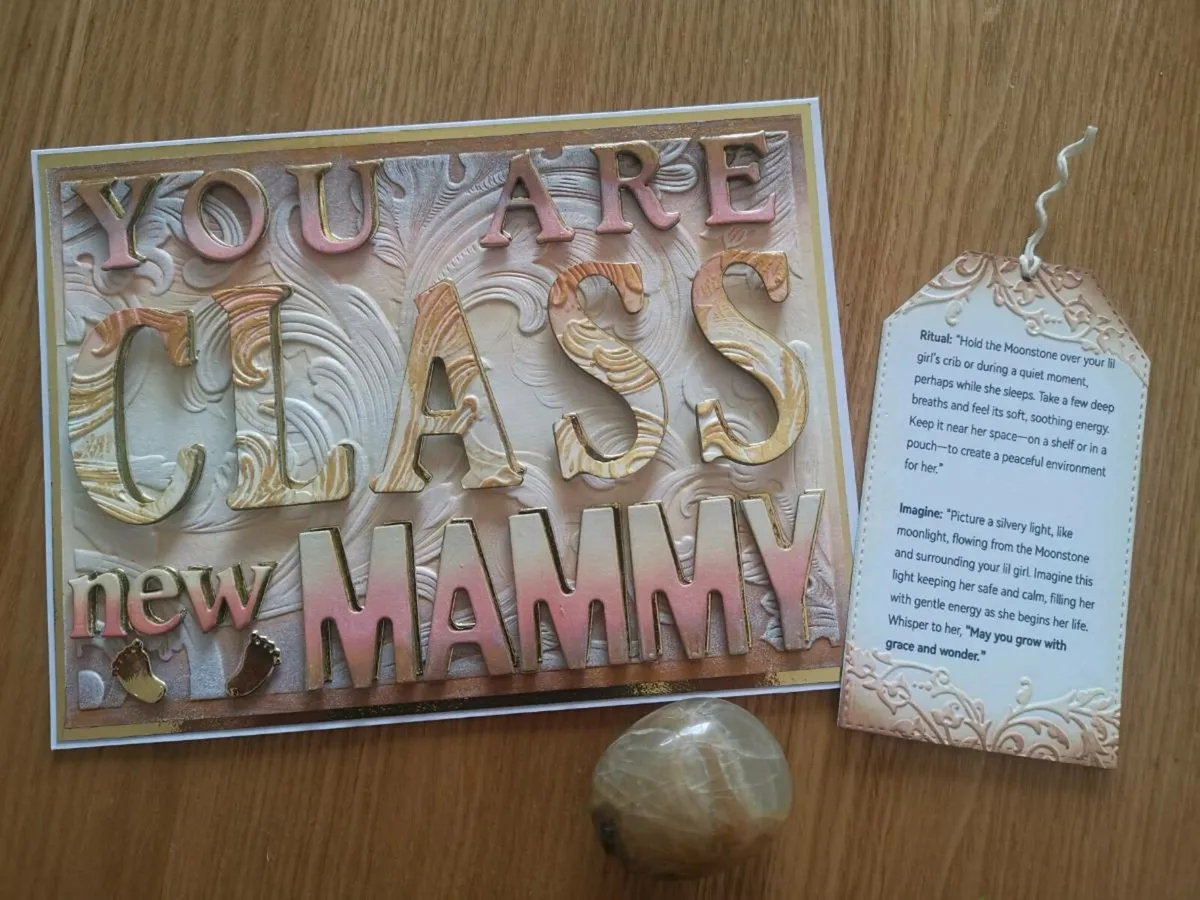 Handmade card: You are class new Mammy. - Image 2