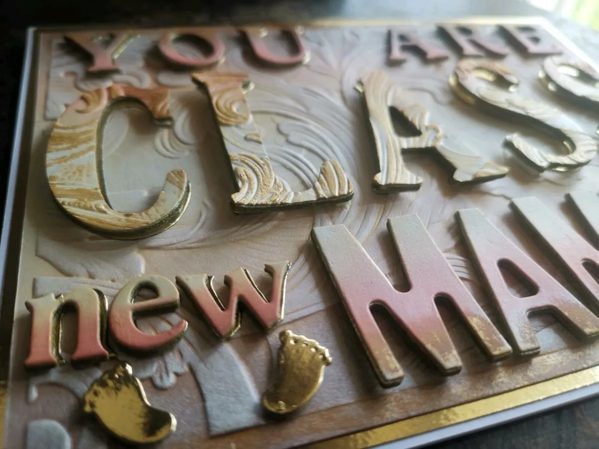 Handmade card: You are class new Mammy. - Image 3