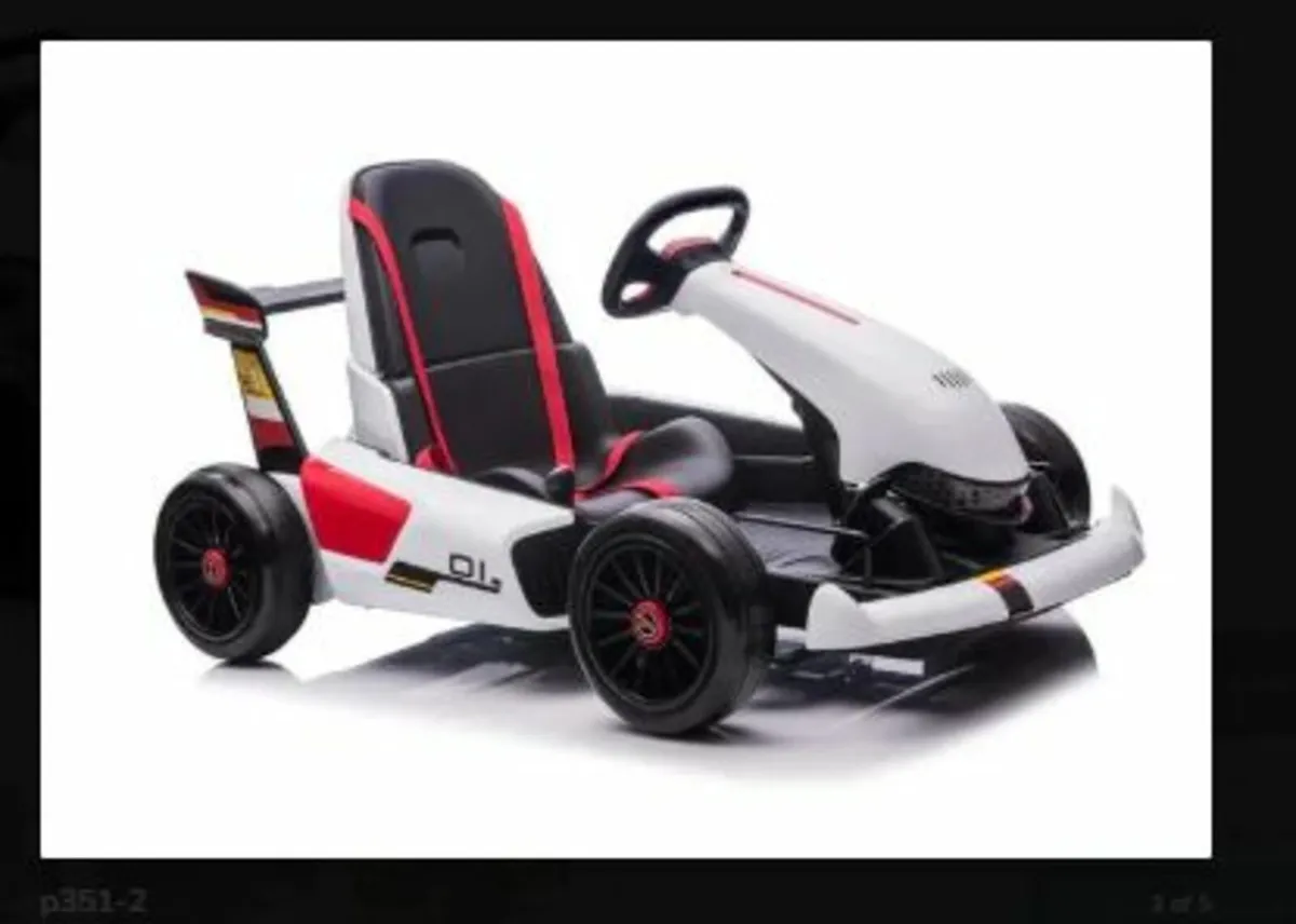 24V Kids’ Electric Go-Kart with Parental Control –