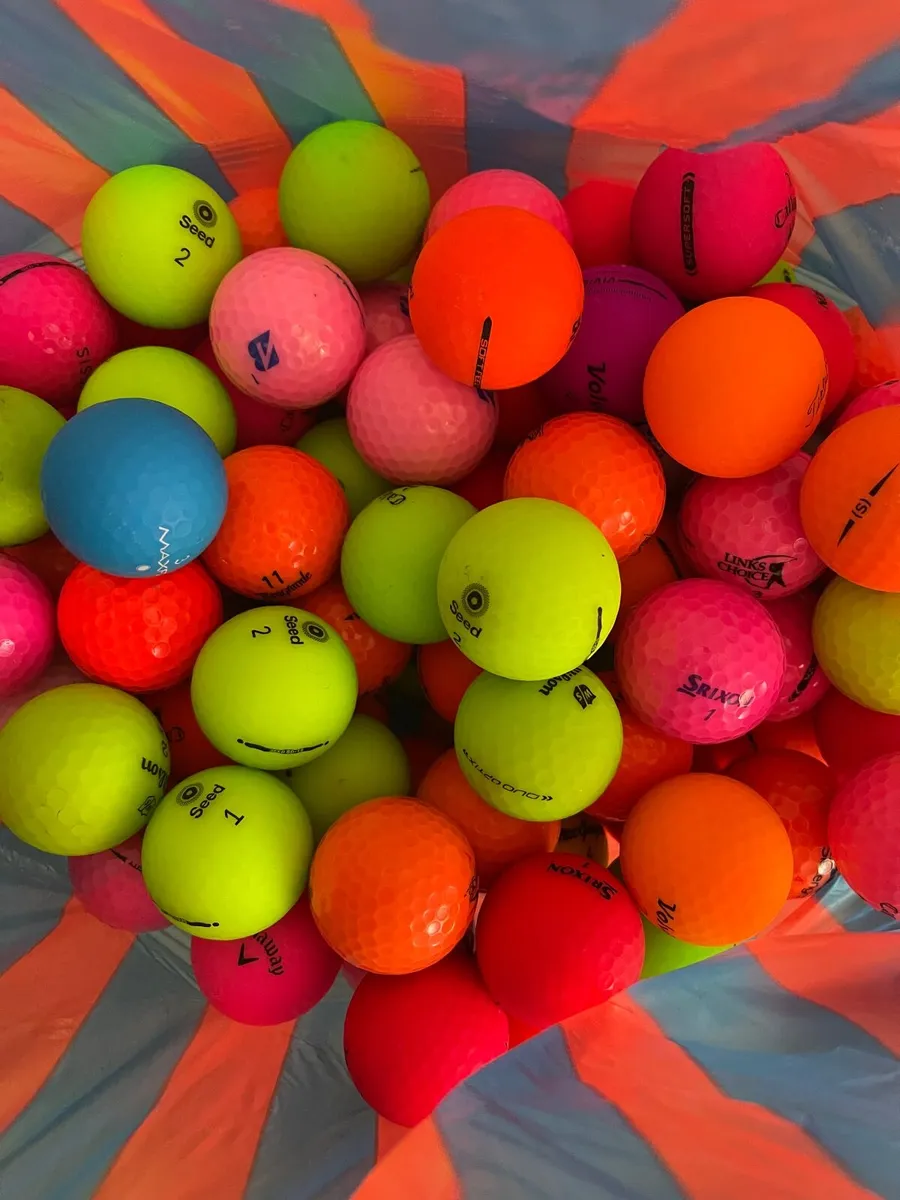 Coloured Golf Ball Mix