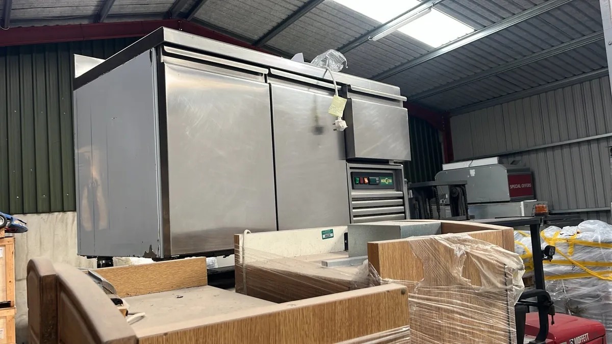 3 Under counter fridges - Image 1