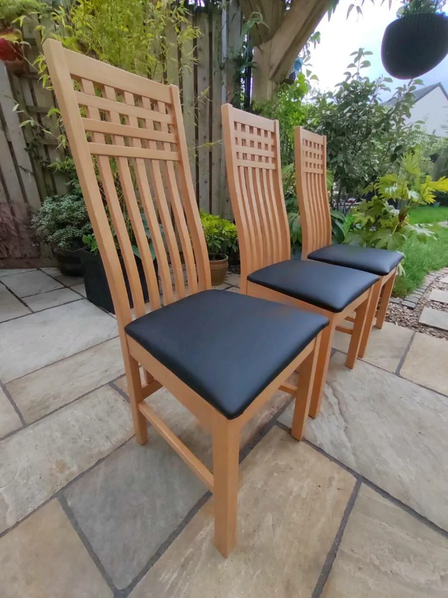 6 kitchen dining chairs - Image 3