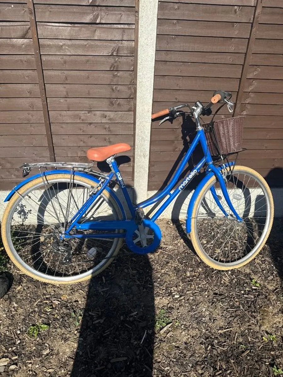 Royal Blue Ladies Martello Dalkey Bike 17 inch frame with basket - Image 1