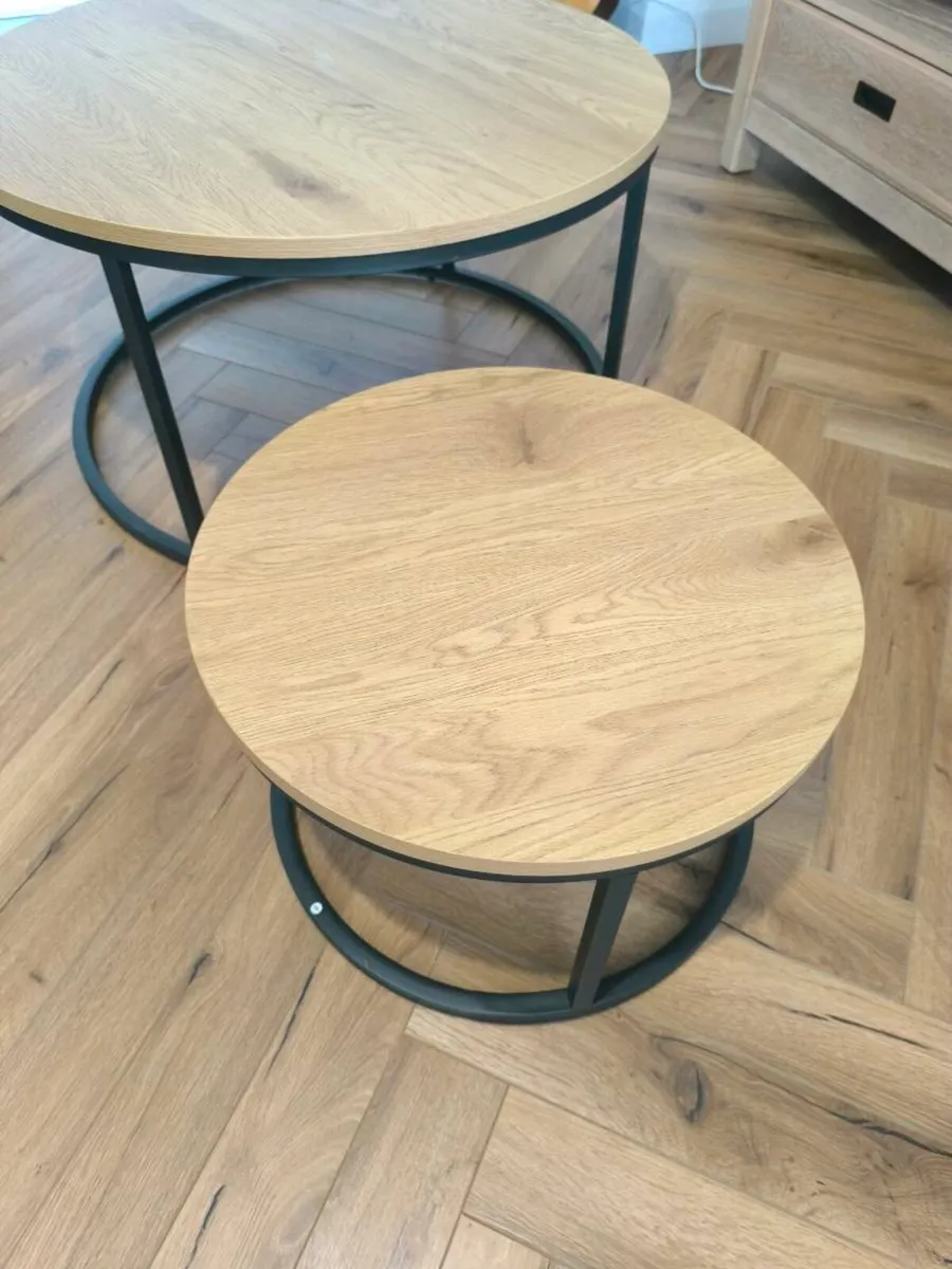 Nest of Round Coffee Tables - Image 4