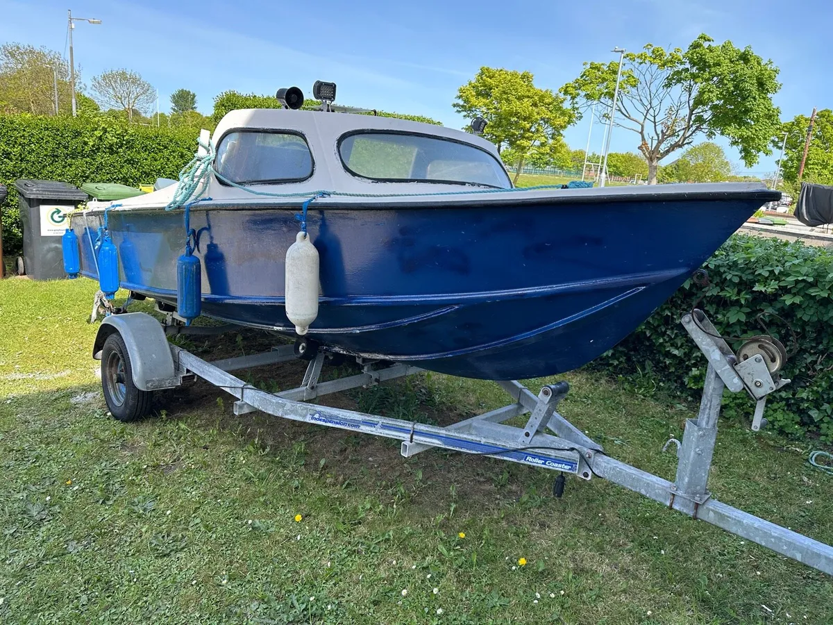 15ft boat and trailer - Image 3
