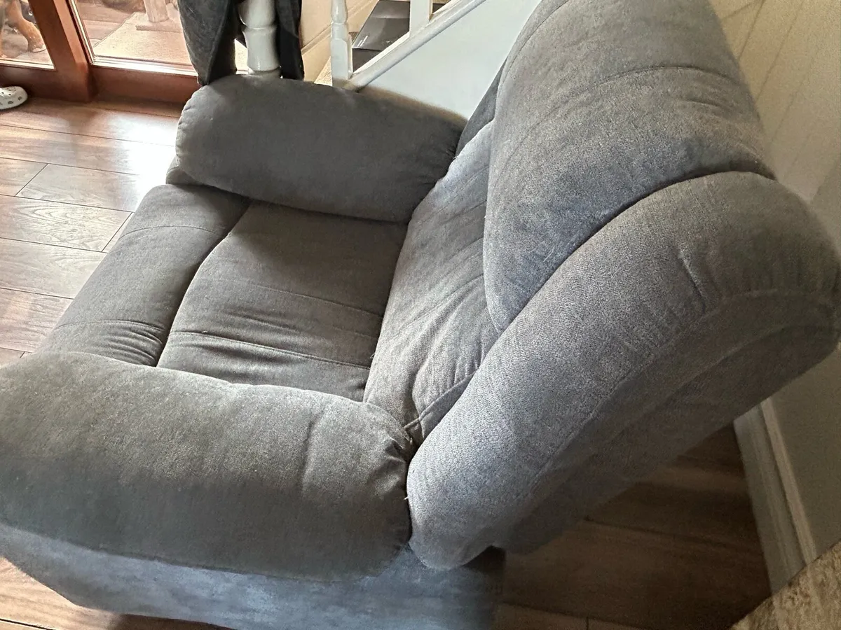 Grey recliner chair - Image 2