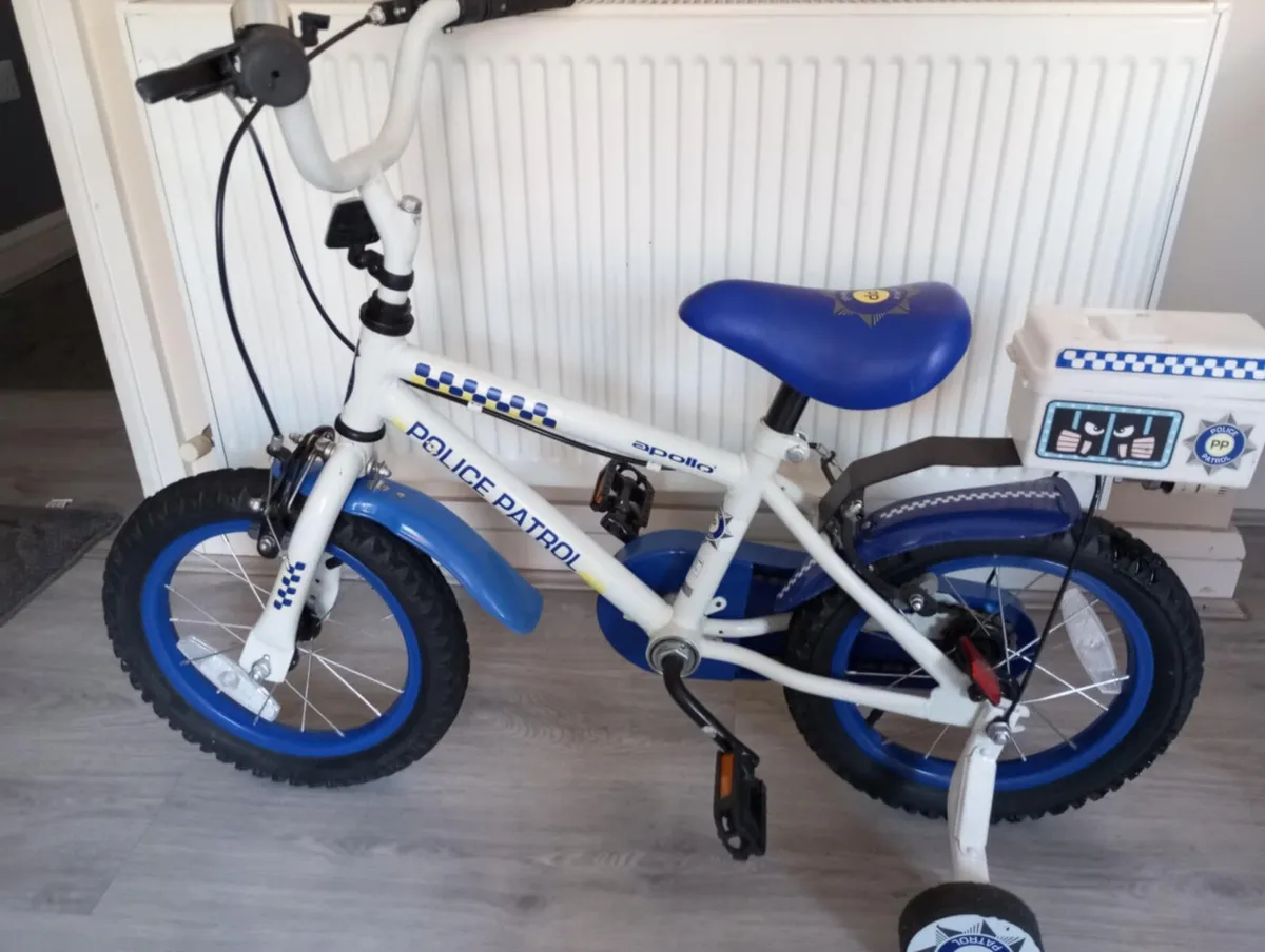 Kids police bike size 14 inch wheels - Image 4