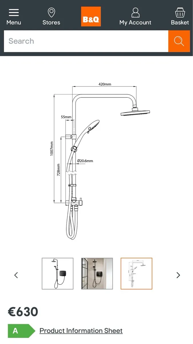 Triton T90SR Electric Shower Black - Image 3
