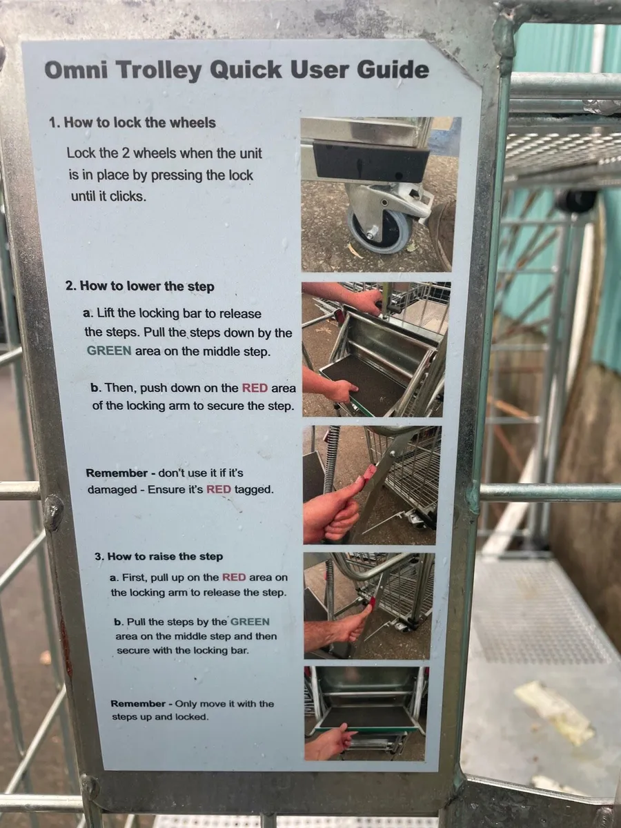 Portable platform trolley steps - Image 4