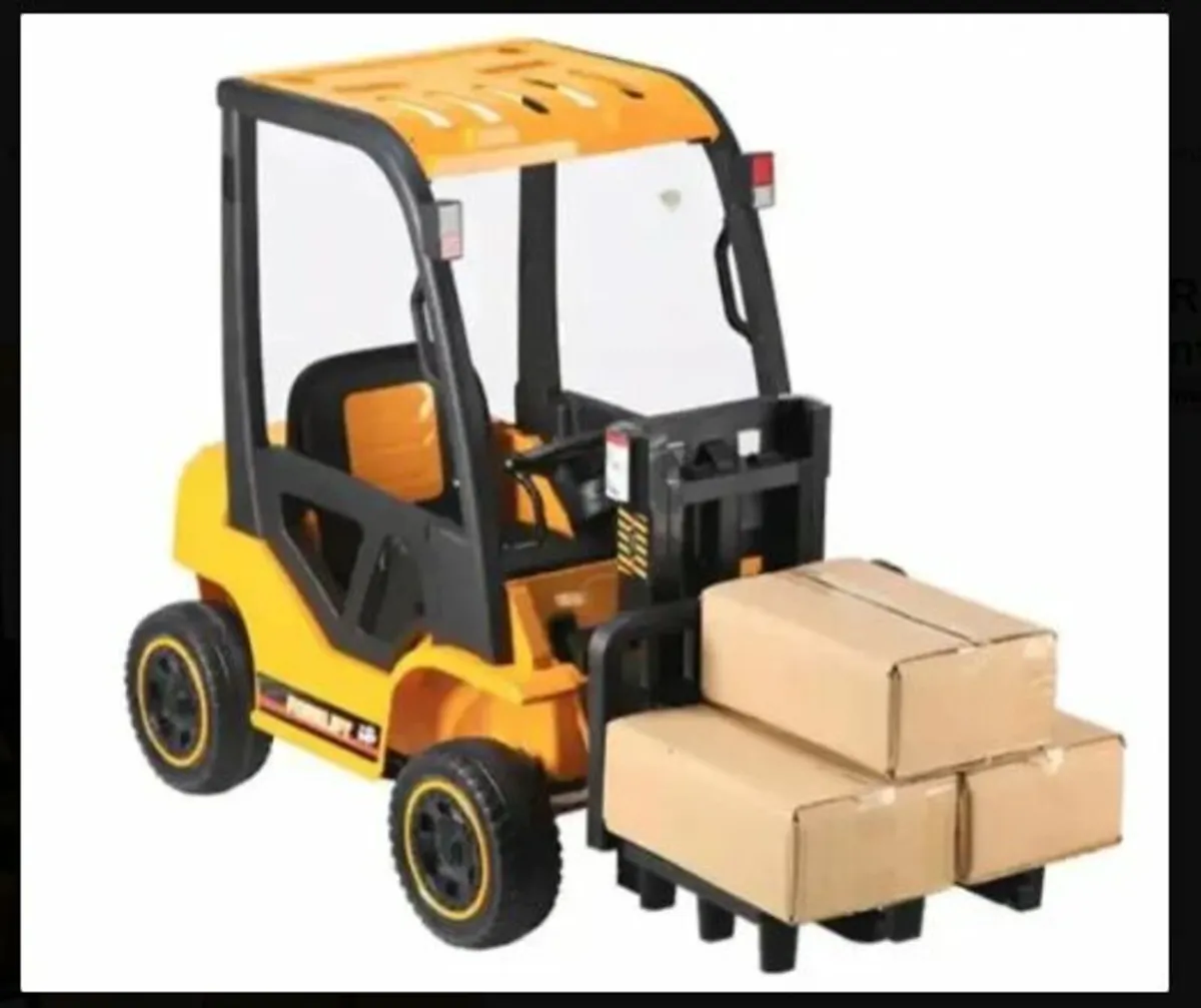 Kids’ 12V Electric Forklift Ride-On – MP3, USB, Pa