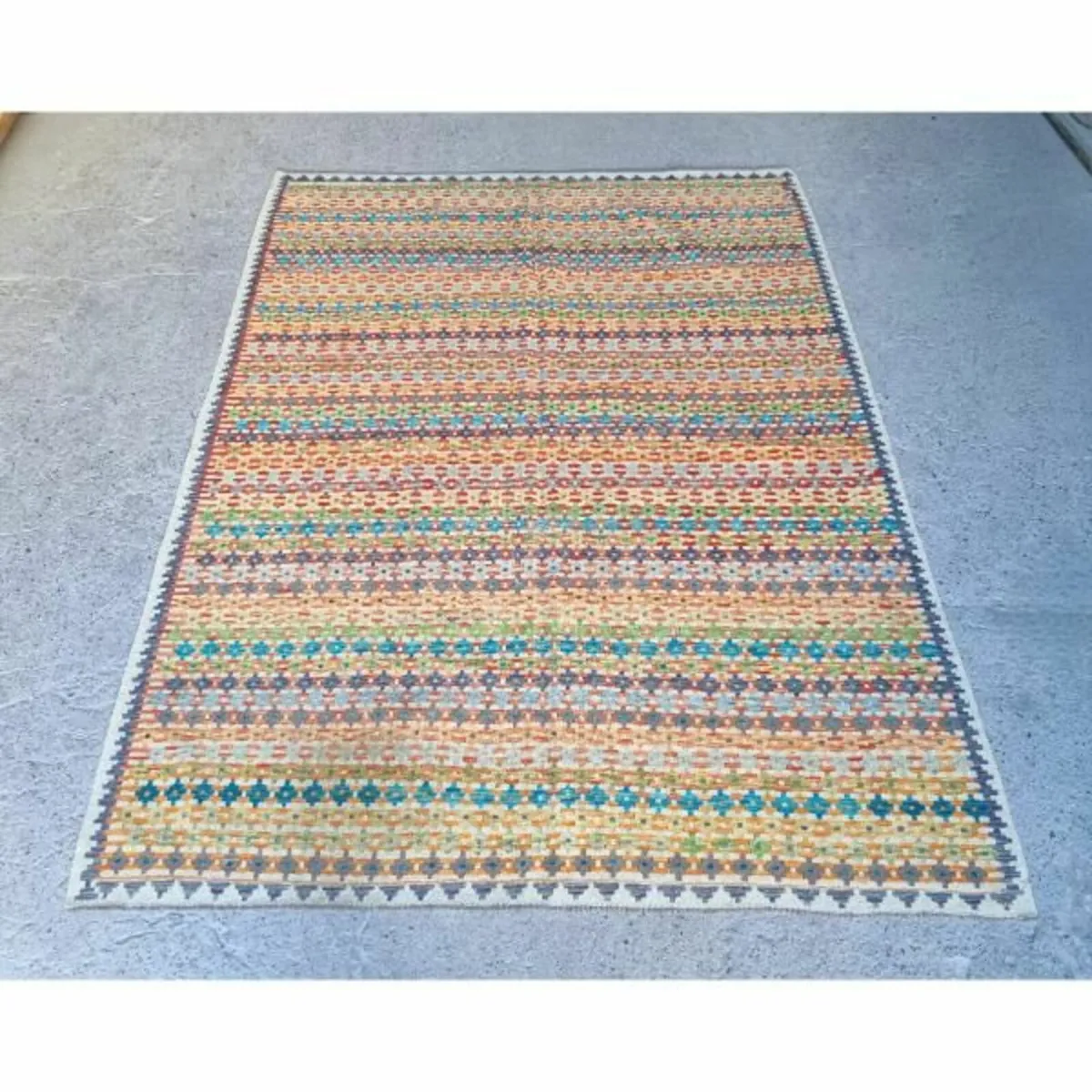 Kelim Rug – KASRUG26  241cm x 185cm - Image 3
