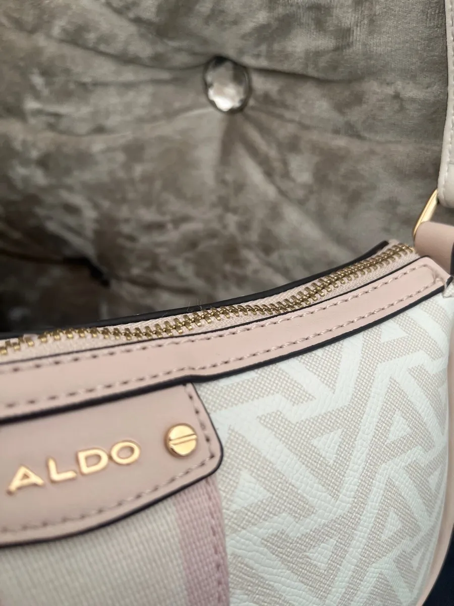 Aldo pink and white shoulder bag - Image 4