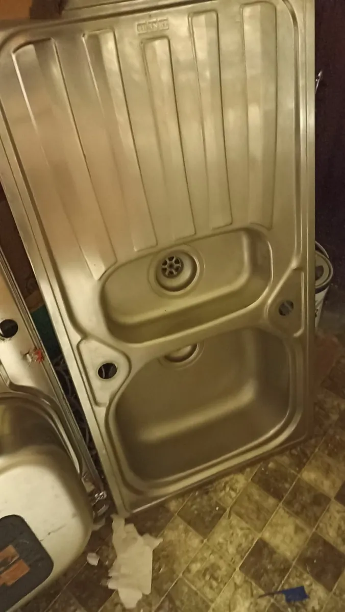 Worktop & Inset Stainless Steel Sink & Drainer - Image 2