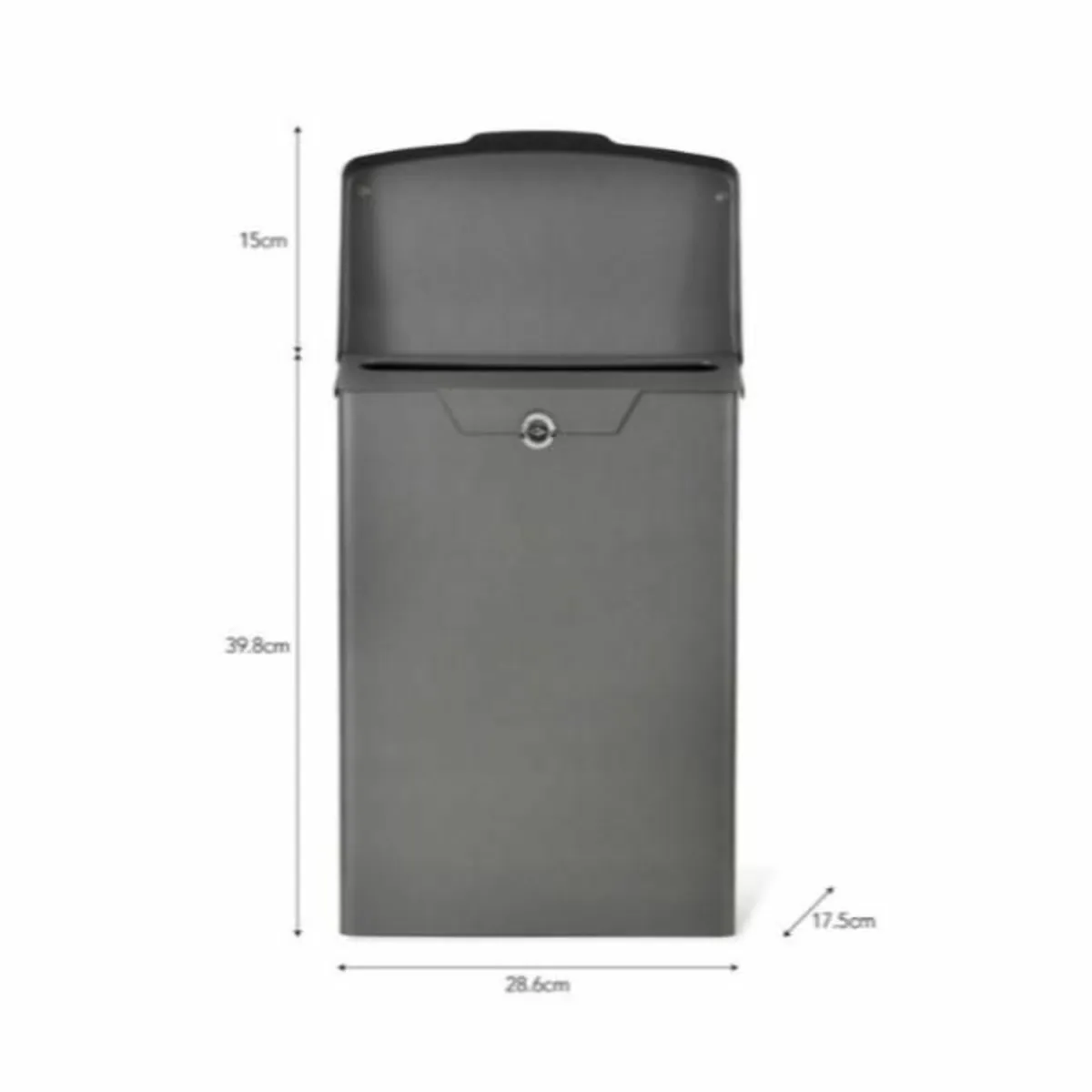 Shipton Post Box Charcoal – GT27 - Image 2