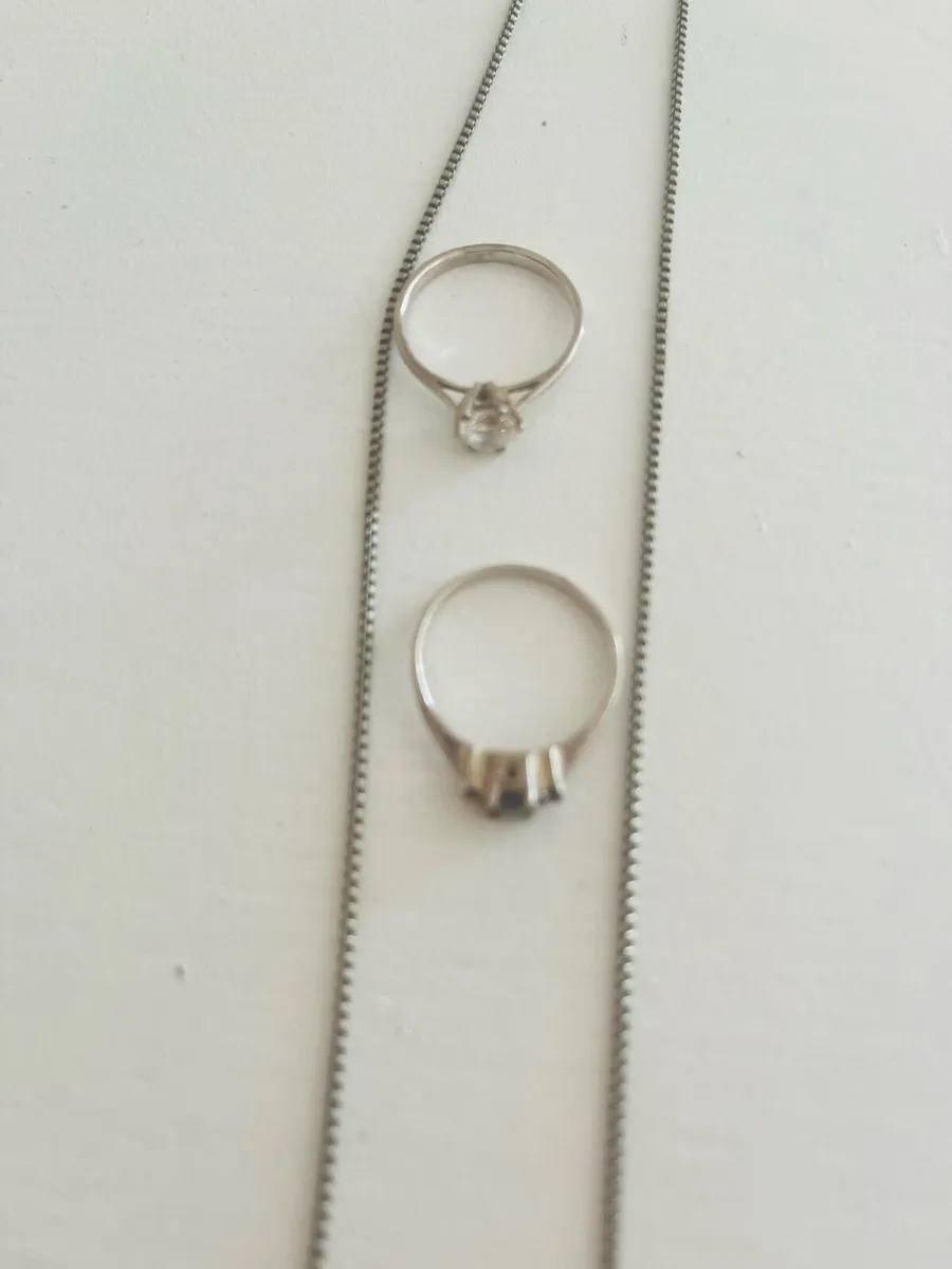 Stamped Silver items - Image 2