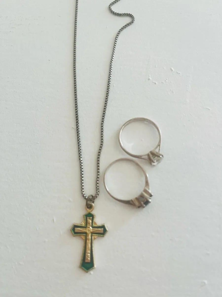 Stamped Silver items - Image 4