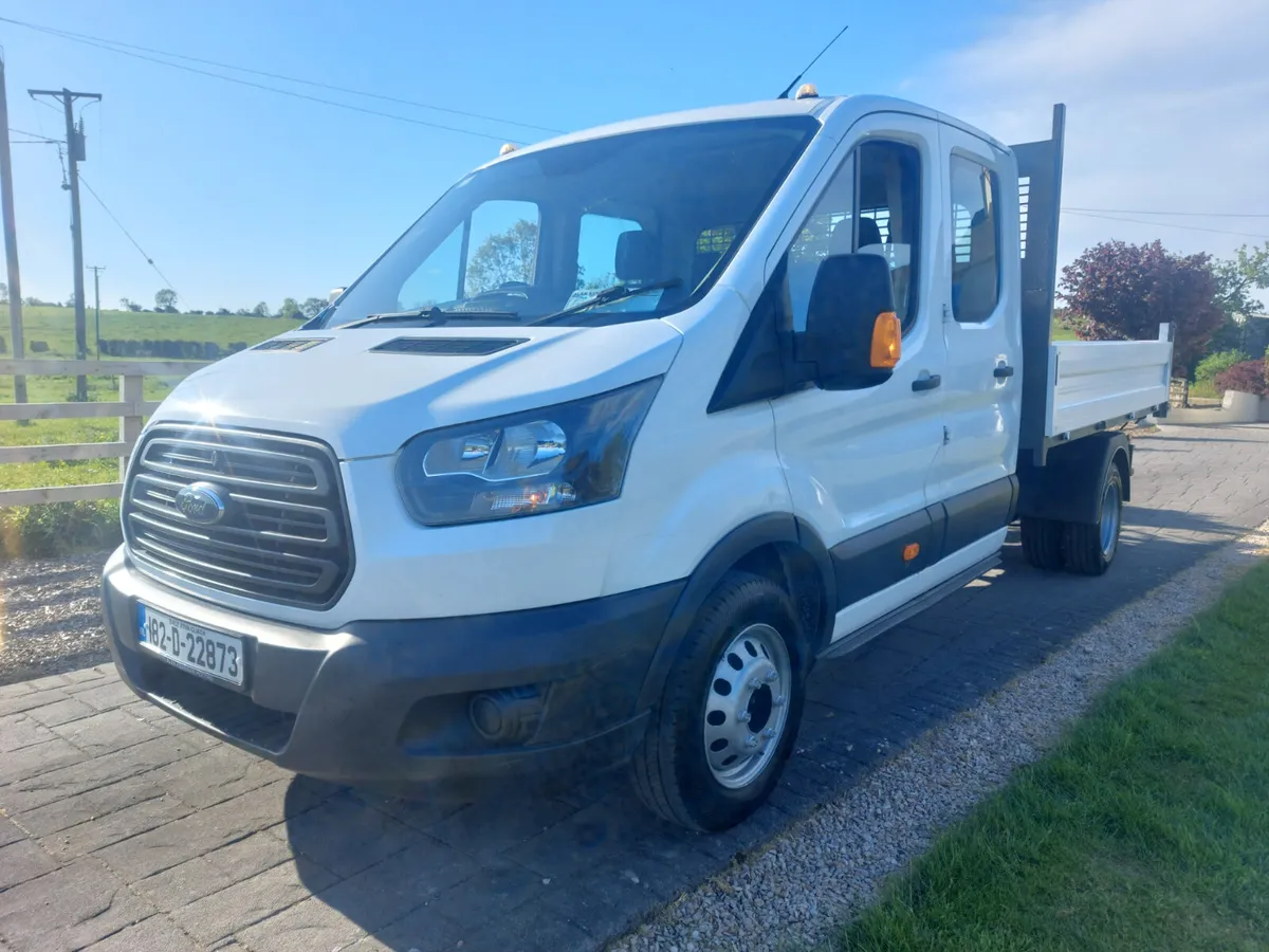 FORD TRANSIT 182' 7 SEATER - TIPPER - Image 2
