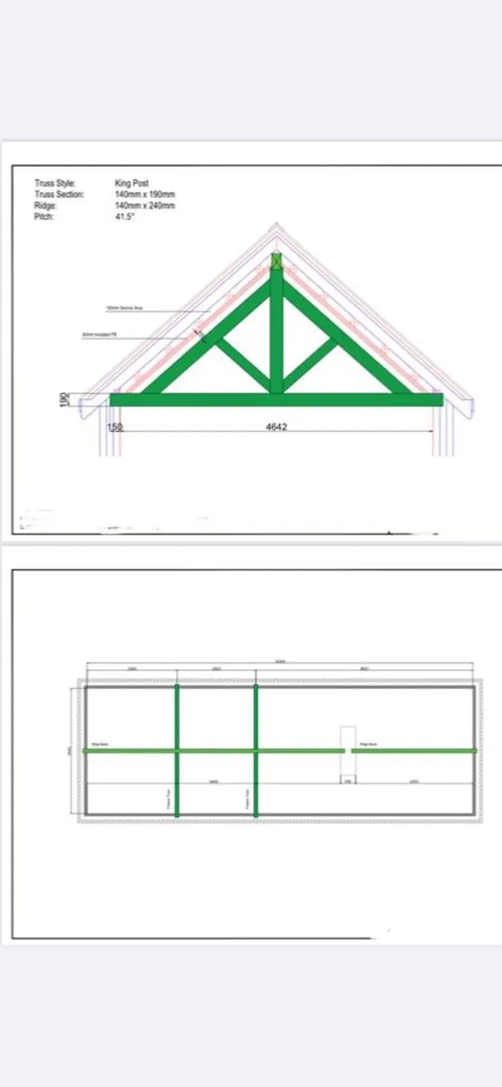 Oak  structural Trusses - Image 1