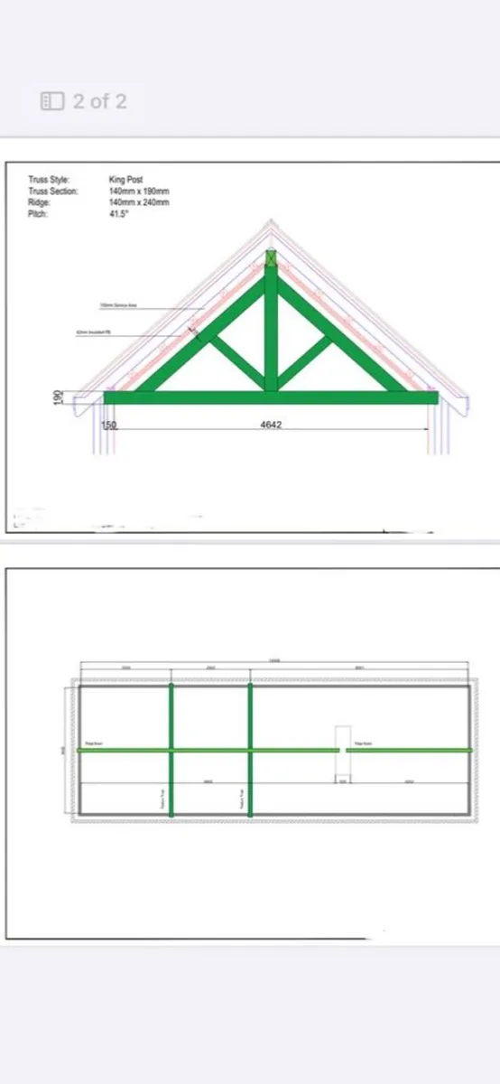 Oak  structural Trusses - Image 4