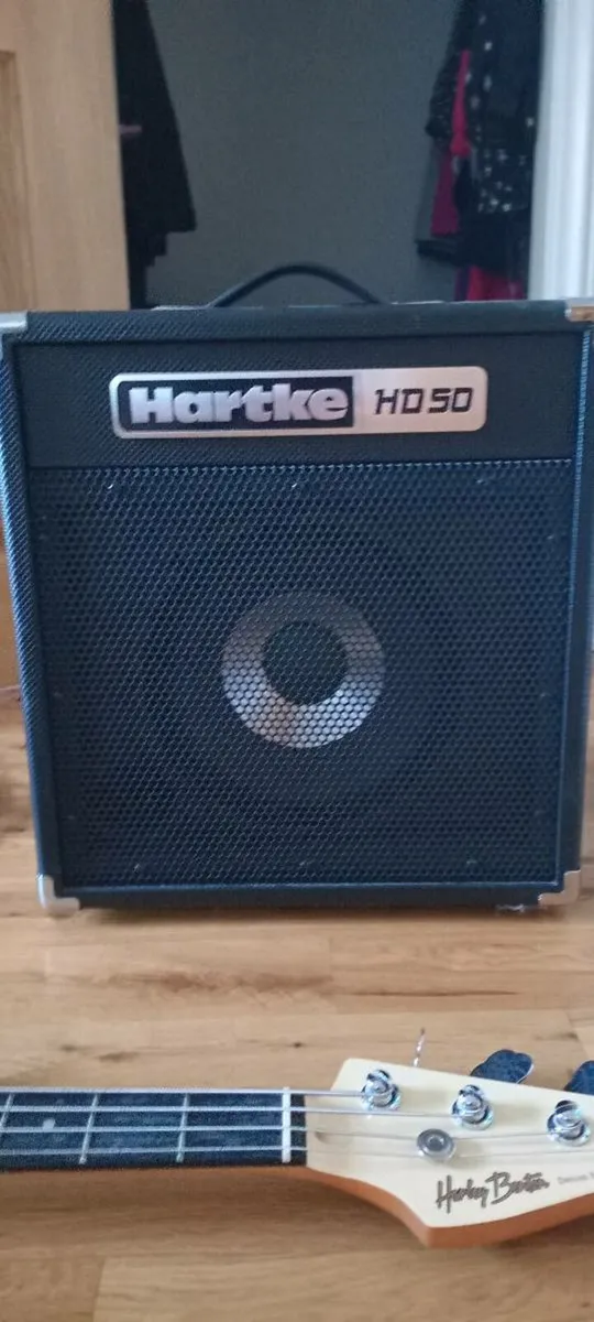 Thmann bass and case with hartke hd50 - Image 2