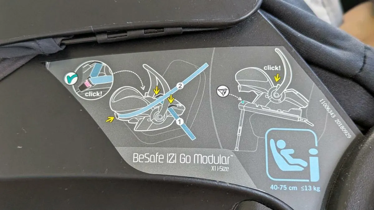 Besafe IZI GO Modular X1 with iso fix base - Image 4